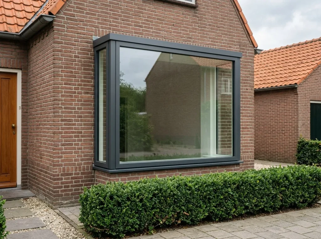 Modern kozijn van een Nederlandse woning