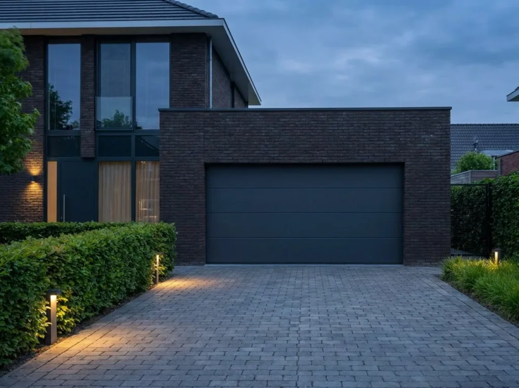 Garagedeur van een Nederlandse woning